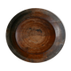 Old round wooden tray