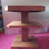 Coffee table walnut magnifying glass
