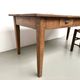 Solid oak farmhouse table, 1930s.