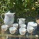 Porcelain coffee service by Charles Ahrenfeldt from Limoges France