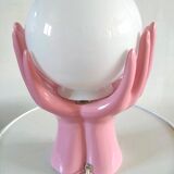Ceramic hand lamp design 70s
