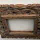 Carved wooden frame