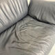 De Sede DS 140 midnight blue 3-seater vintage leather sofa 1980s design