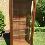 Mahogany showcase Louis XVI style