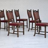 1960s, set of 5 pcs Danish dinning chairs, original good condition.