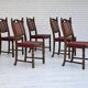 1960s, set of 5 pcs Danish dinning chairs, original good condition.