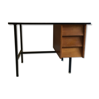Bureau moderniste en chêne années 50/60
