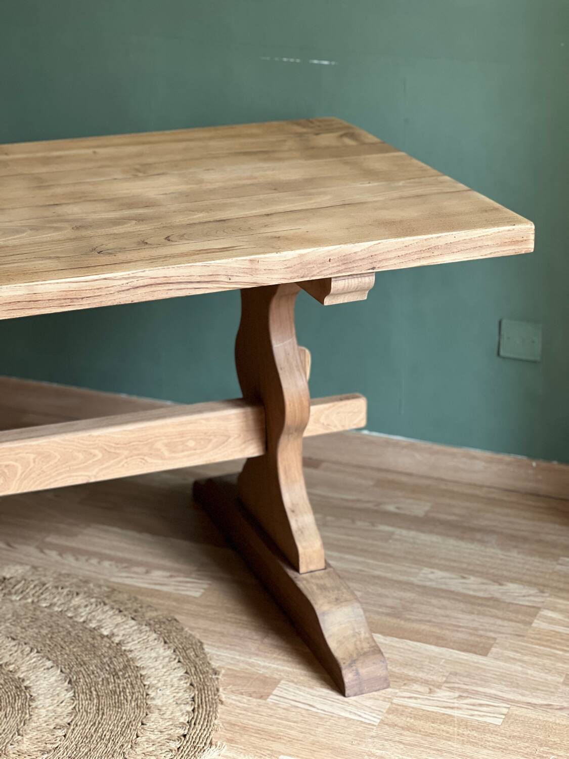 Monastery table, solid wood, country - farmhouse table