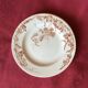 Set of 4 plates of old flat earth iron decor of vine leaf