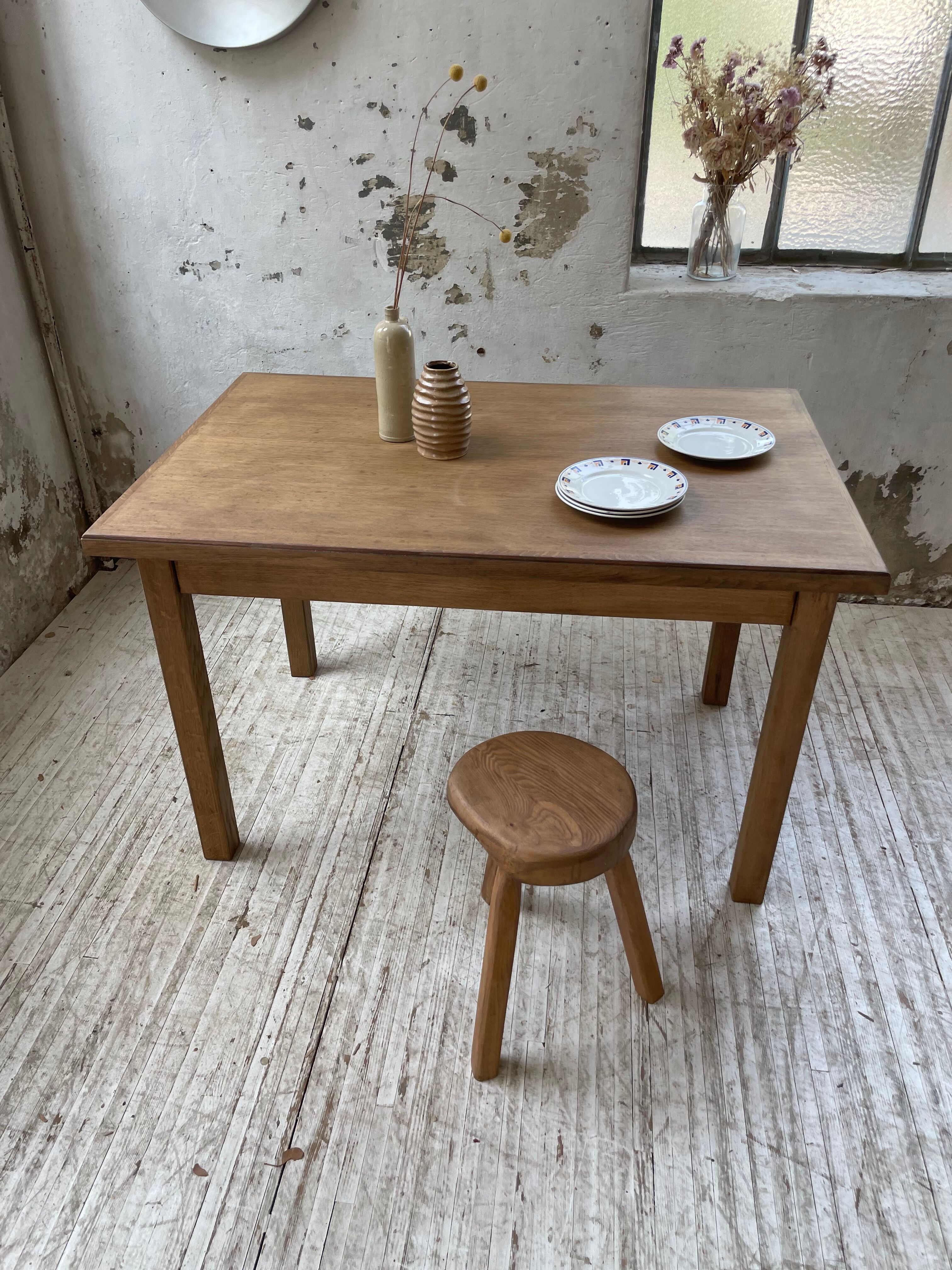 Oak farmhouse table