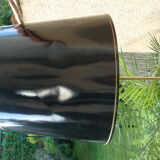 Black metal lamp and brass dore reglable tripod