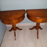 Pair of bedsides in cherry