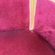 Fauteuil bois doré et velours rouge Louis XVI