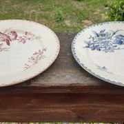 Lot de 2 assiettes Sarreguemines modèle Favori
