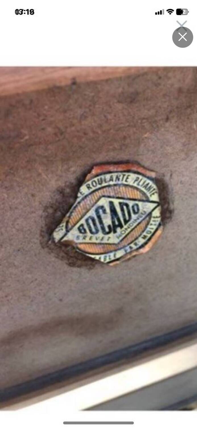 Desserte bocado a 3 étages en hêtre blond