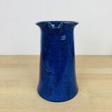 Blue Alsace stoneware pitcher, ceramic