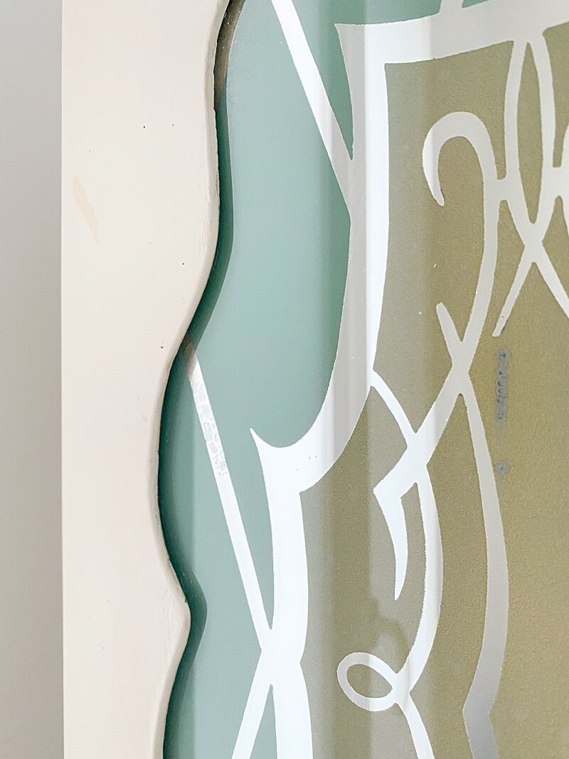 Art Deco mirror toilet cabinet