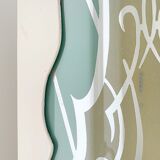 Art Deco mirror toilet cabinet