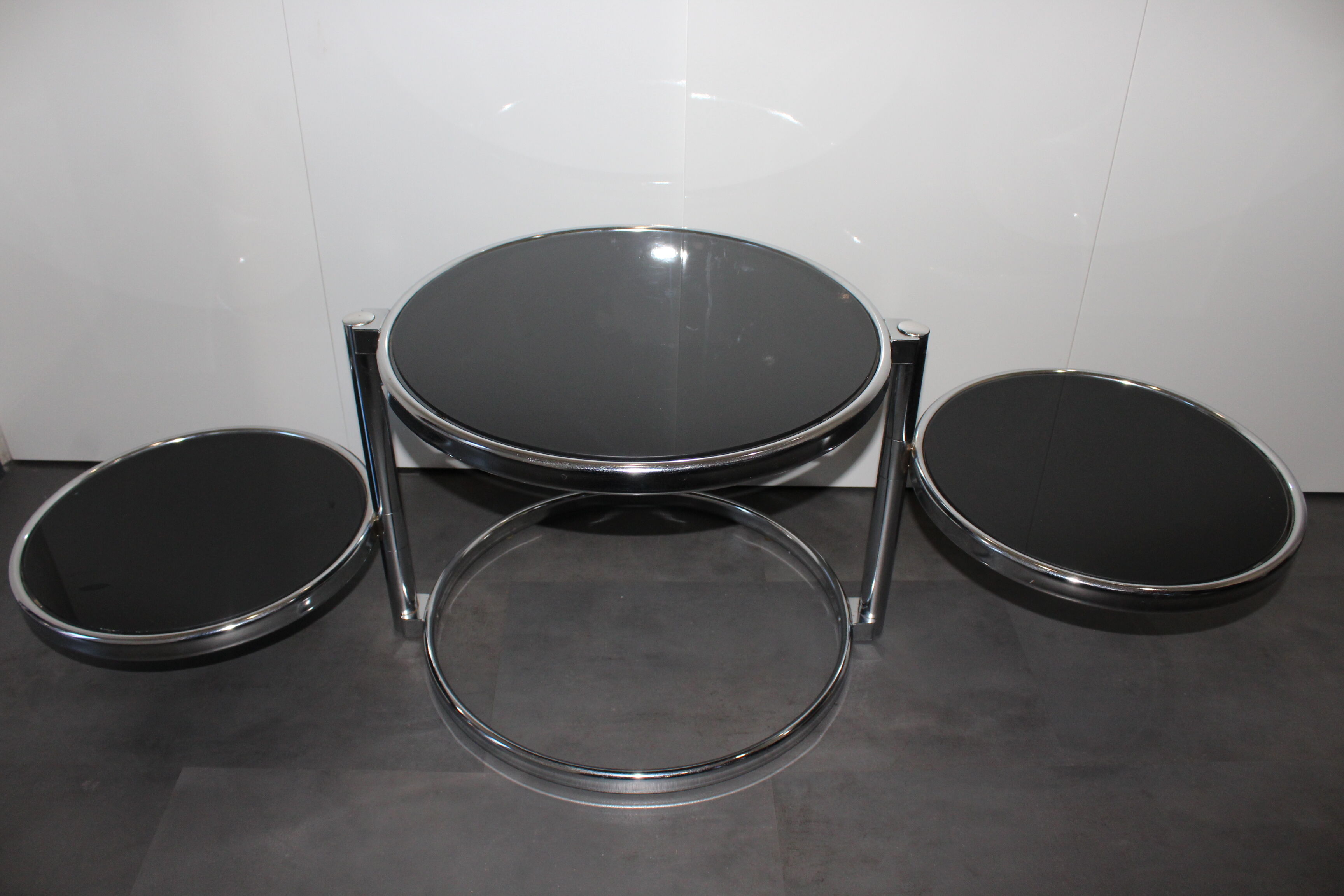 GLASS COFFEE TABLE, SWIVEL LEITMOTIV LOUNGE TABLE, design