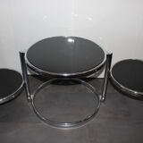 GLASS COFFEE TABLE, SWIVEL LEITMOTIV LOUNGE TABLE, design