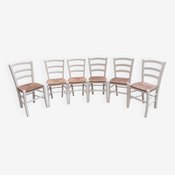 Set of 6 peasant chairs