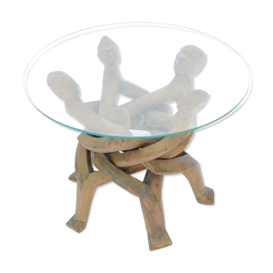 Table basse style africain