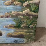 Orientalist painting signed Marchetti