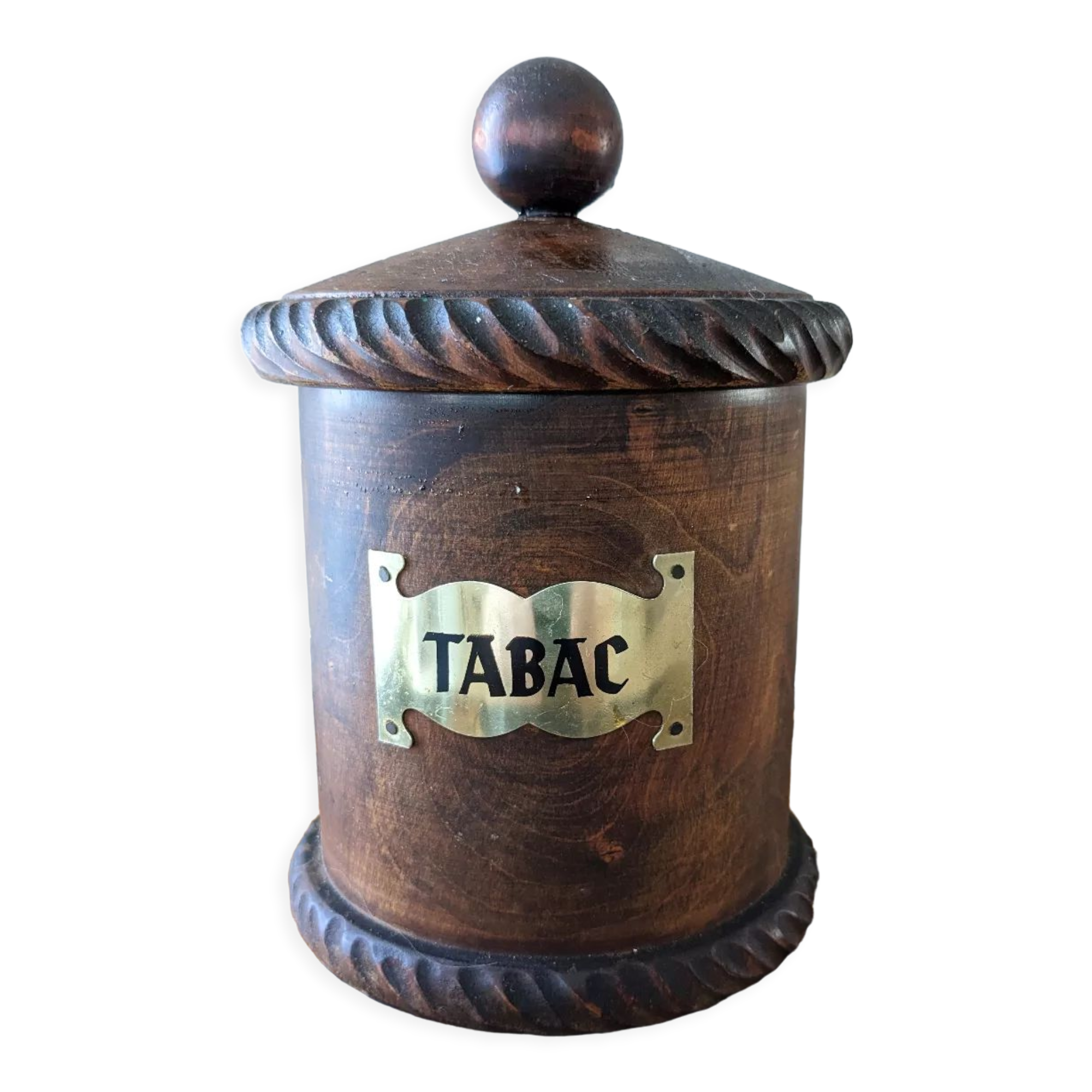 Old box in raw wood
