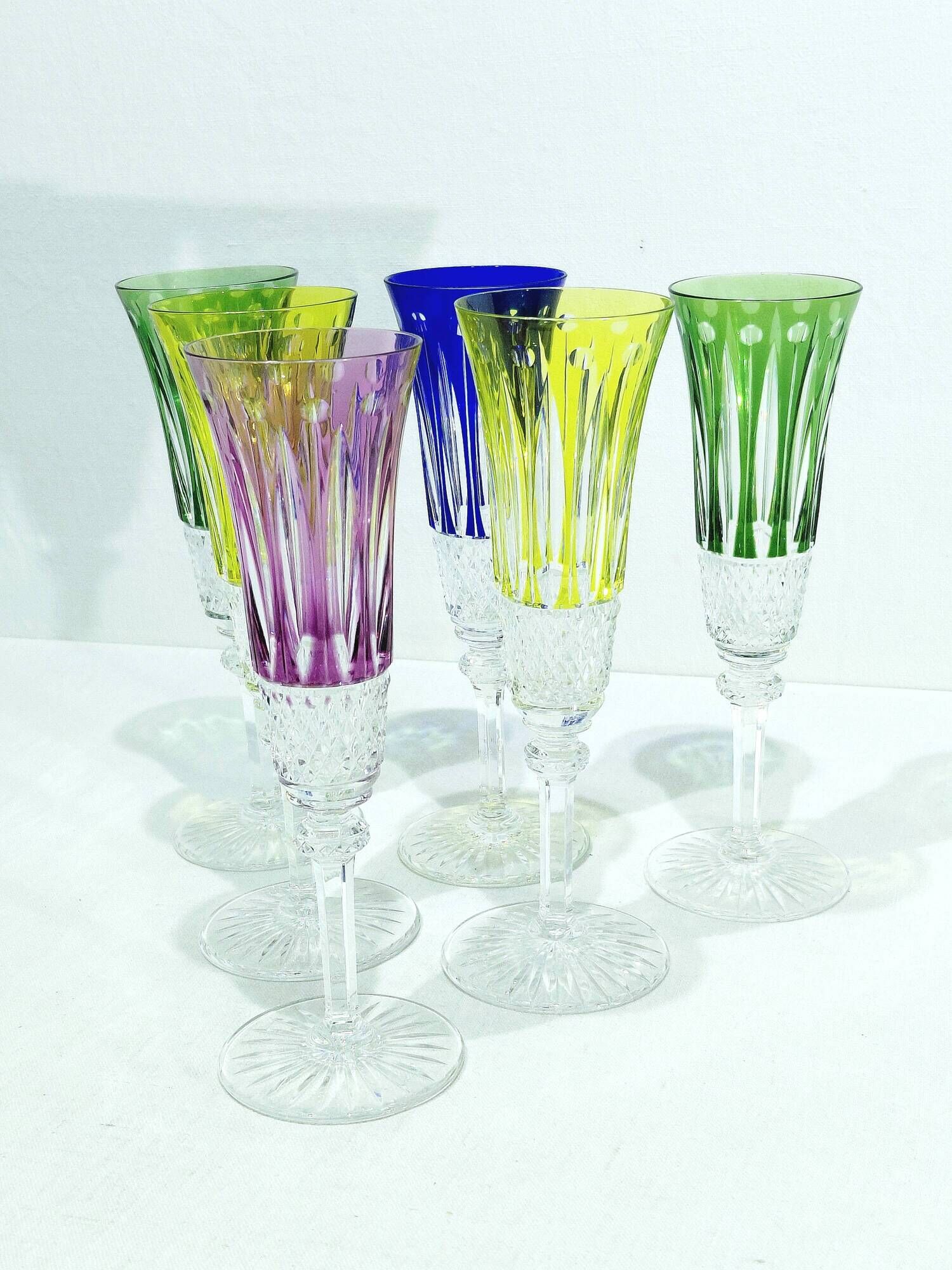 Saint-Louis - 6 Champagne Flutes Model Tommy