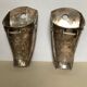 Silver metal bouquetières