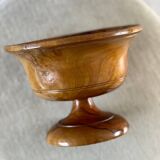 Empty pocket in olive wood