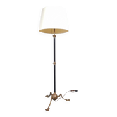 Art and Craft tripod floor lamp in bronze.