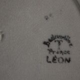 Leon round serving dish Badonviller