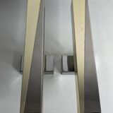 80s metal wall lights