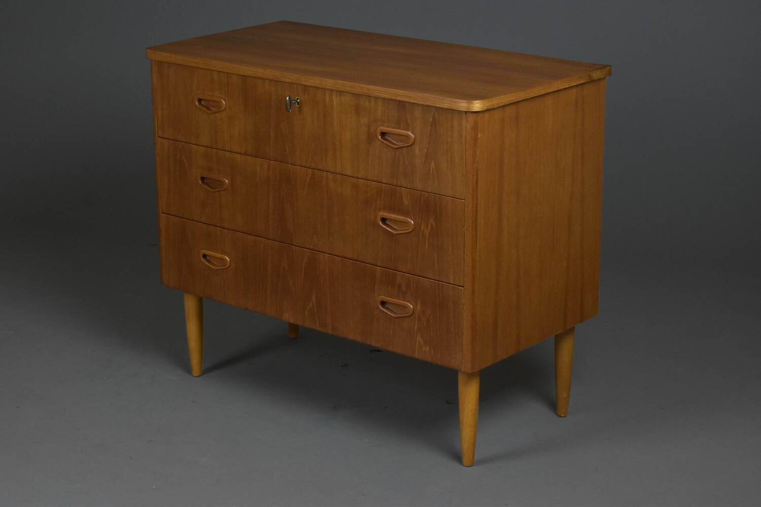 Commode scandinave en teck, années 1960