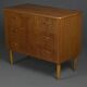 Commode scandinave en teck, années 1960