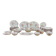 English porcelain service by Johnson Bros model Rose Chintz.