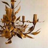 Lustre vintage décor feuillage