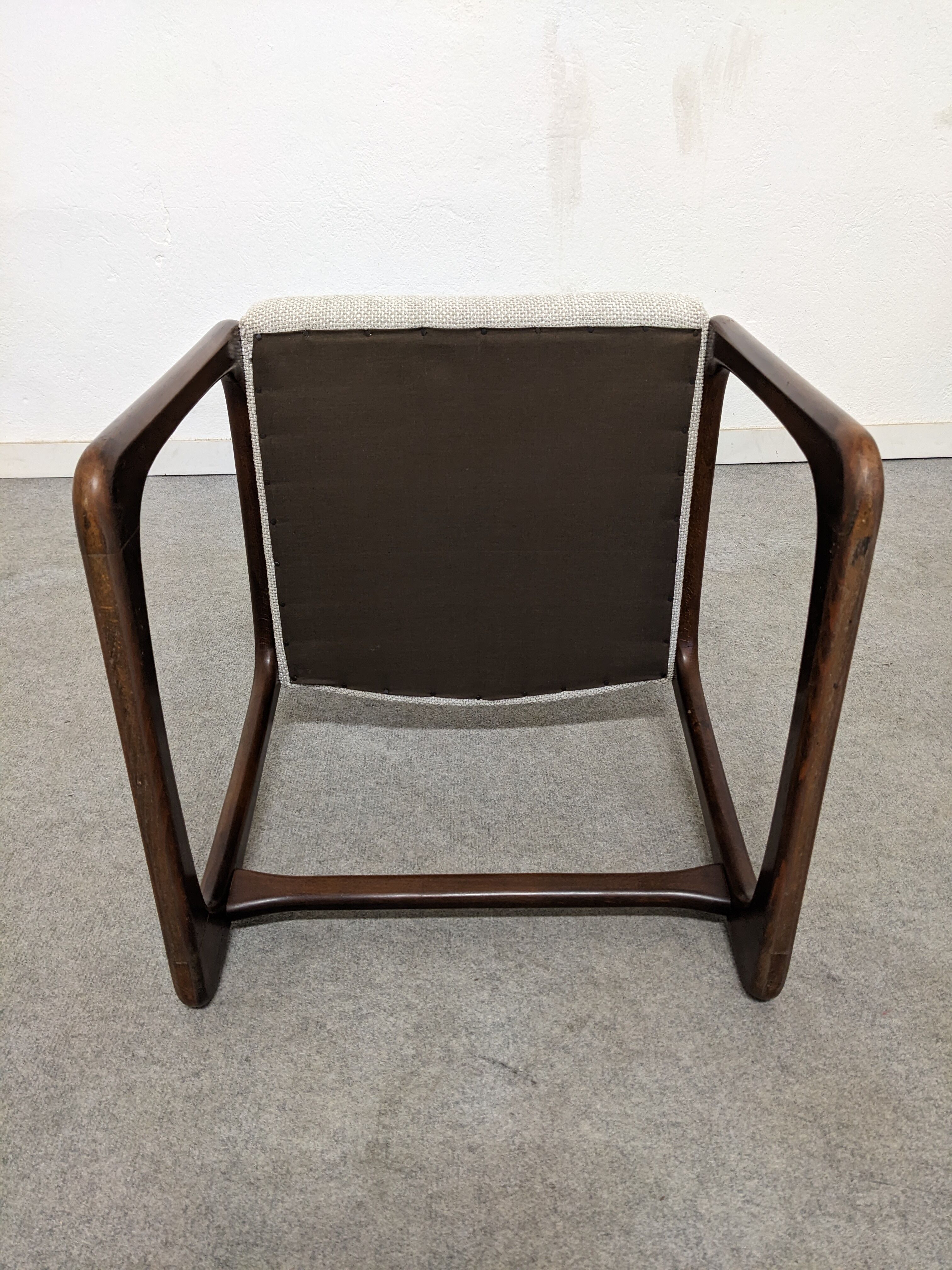 Series of 4 Baumann sled chairs from the 60s/70s