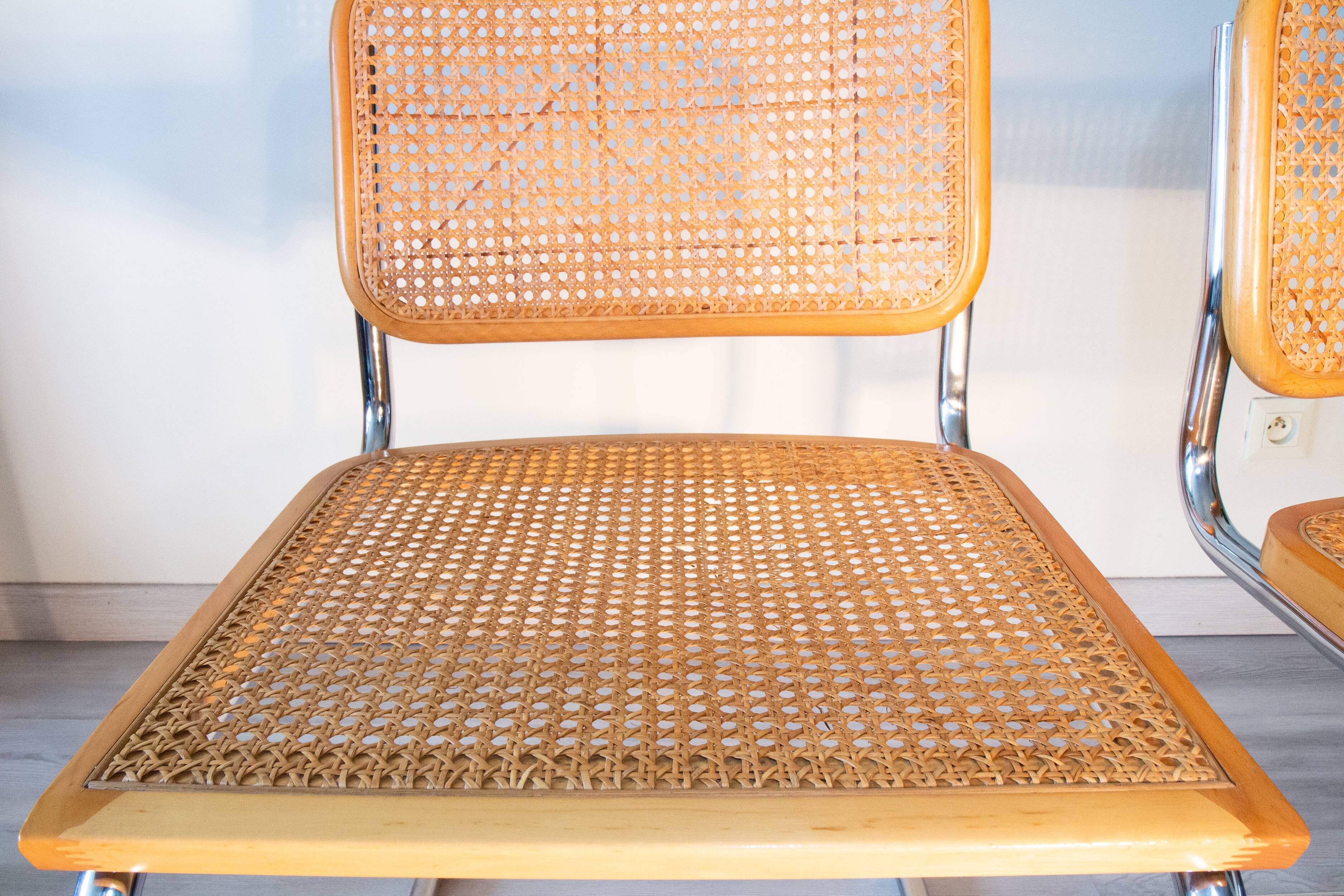 Series of 4 chairs Cesca Breuer B32, Italy