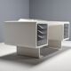 Rare Bureau de Directeur en Fibre de Verre par Ernest Igl pour Wilhelm Werndl, 1970s