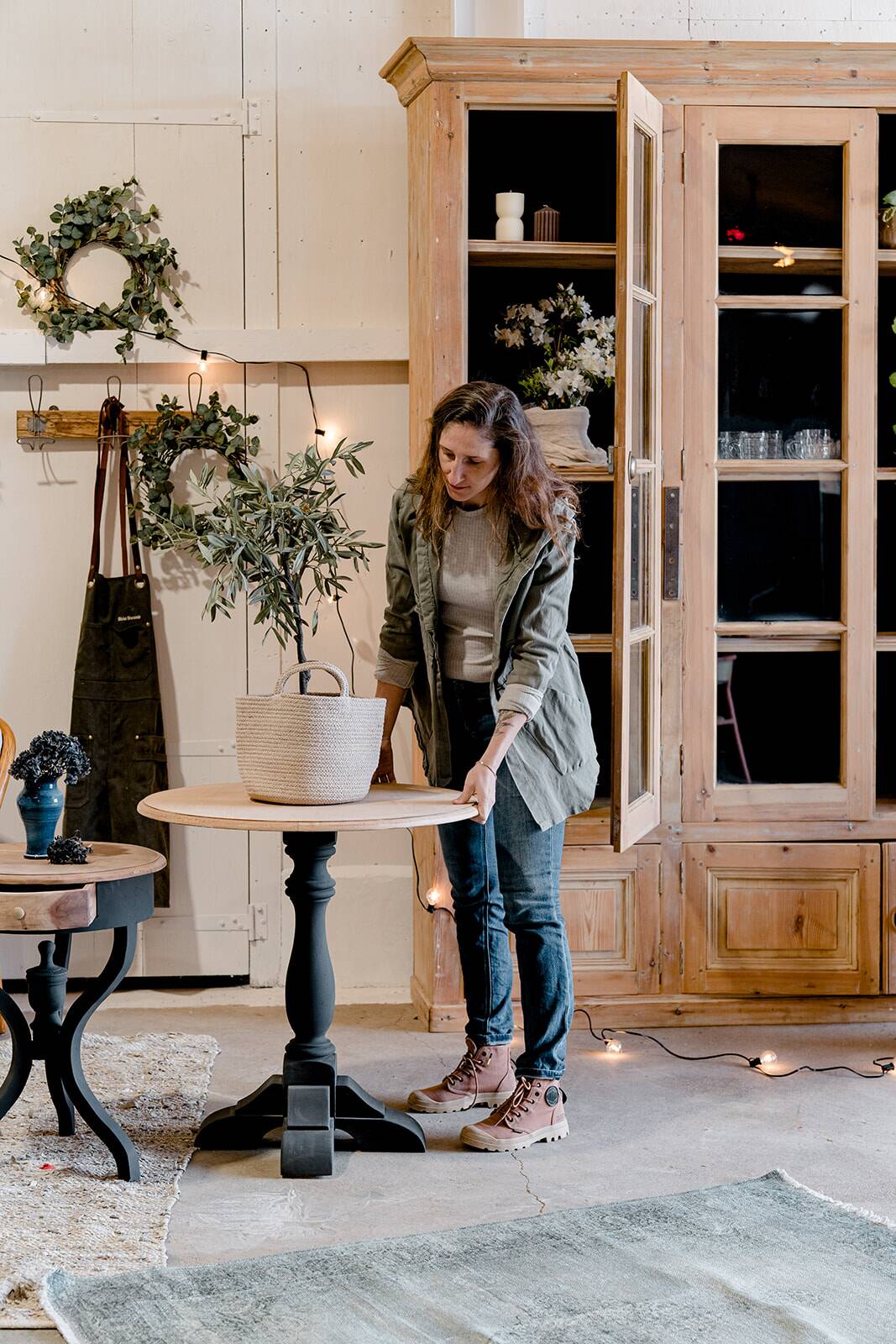 Vintage craft display case