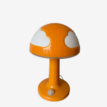 Lampe champignon orange nuages Skojig Ikea design Henrik Preutz