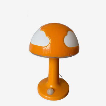 Orange mushroom lamp clouds Skojig Ikea design Henrik Preutz