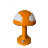 Orange mushroom lamp clouds Skojig Ikea design Henrik Preutz