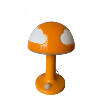 Orange mushroom lamp clouds Skojig Ikea design Henrik Preutz