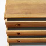 1960s Upcycled Oak Chest of Drawers, Denmark