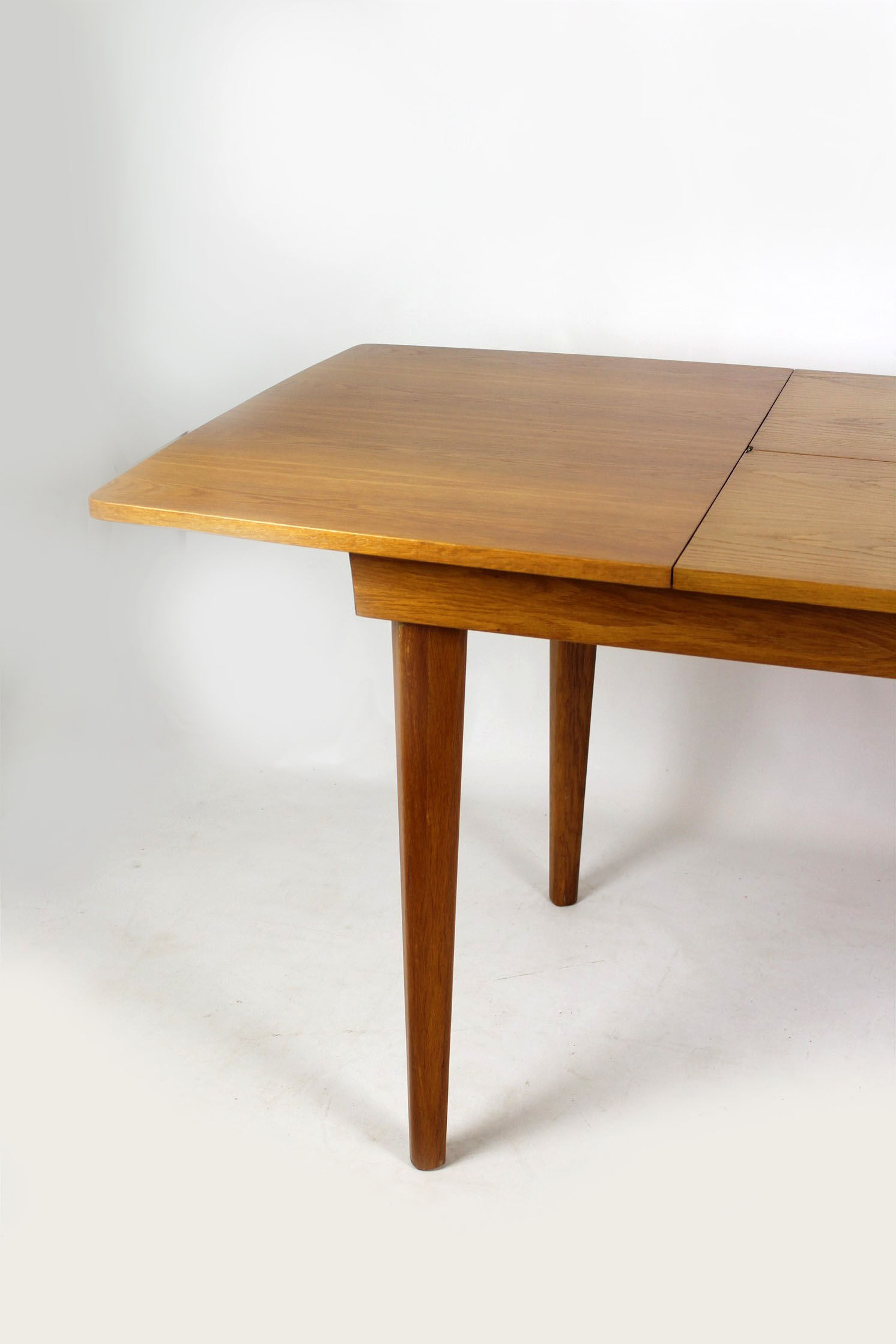 Oak veneered folding dining table from UP Závody 1960 s