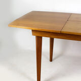 Oak veneered folding dining table from UP Závody 1960 s