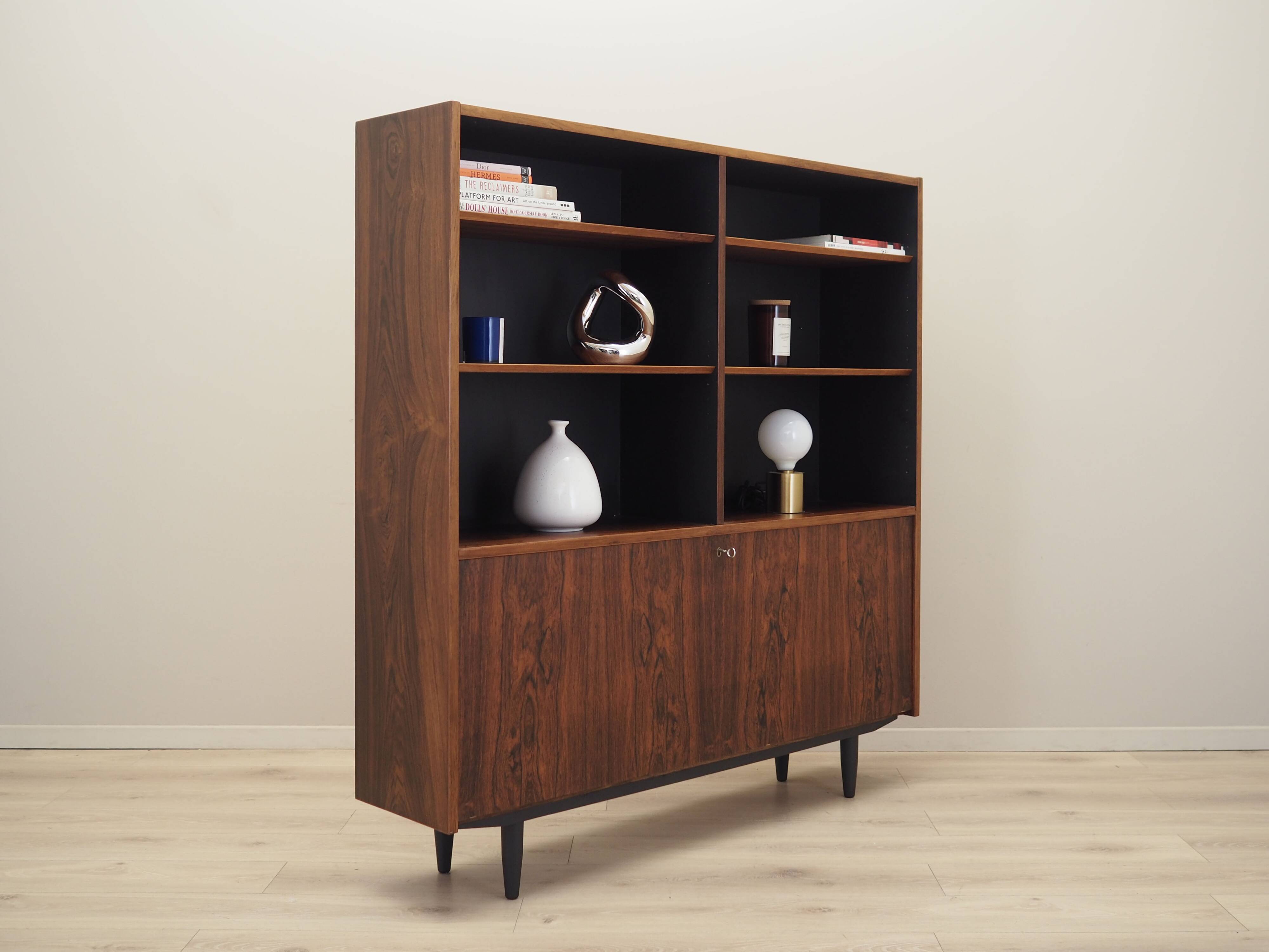 Rosewood bookcase, Danish design, 1970s, manufacturer: Hundevad